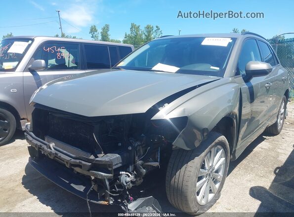 WA1AECF38L1067429 2020 AUDI Q3 Gray წინა მარცხენა ხედი სამი მეოთხედიდან