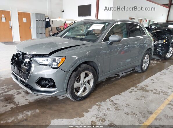 WA1AECF38L1075014 2020 AUDI Q3 Gray Front left