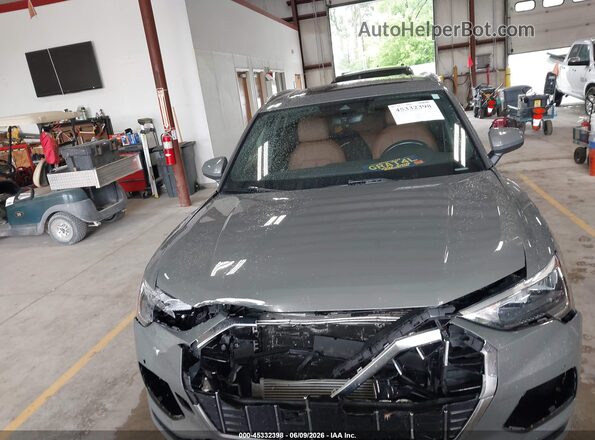 WA1AECF38L1075014 2020 AUDI Q3 Gray Instrument cluster view