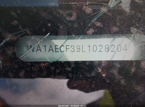 WA1AECF39L1028204 2020 AUDI Q3 Черный Вид подкапотного пространства