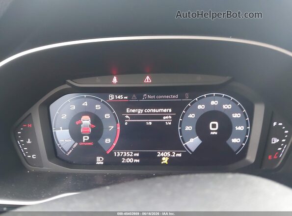 WA1AECF3XK1079127 2019 AUDI Q3 White Հետևի նստատեղերի տեսք