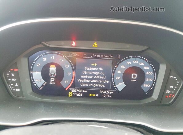 WA1AECF3XL1073507 2020 AUDI Q3 Черный 