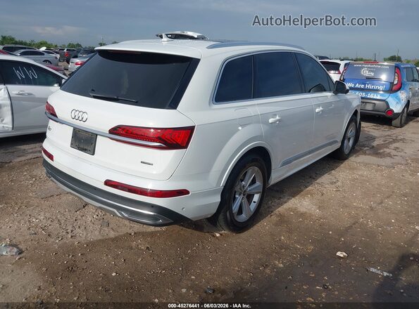 WA1AJAF70MD038834 2021 AUDI Q7 Белый Задняя правая четверть