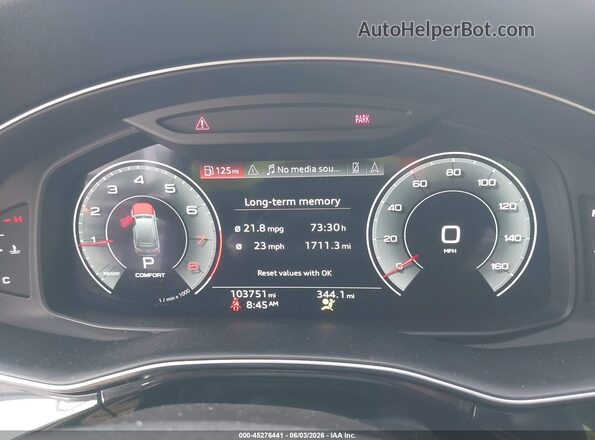 WA1AJAF70MD038834 2021 AUDI Q7 Белый Вид задних сидений