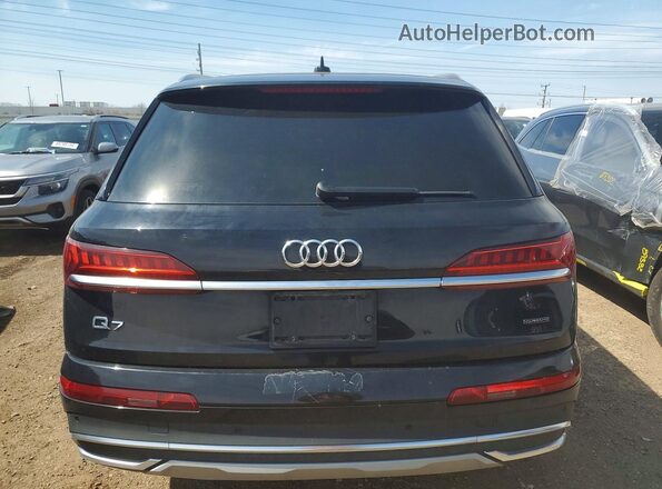 WA1AJAF73MD039783 2021 AUDI Q7 Black უკანა ხედი