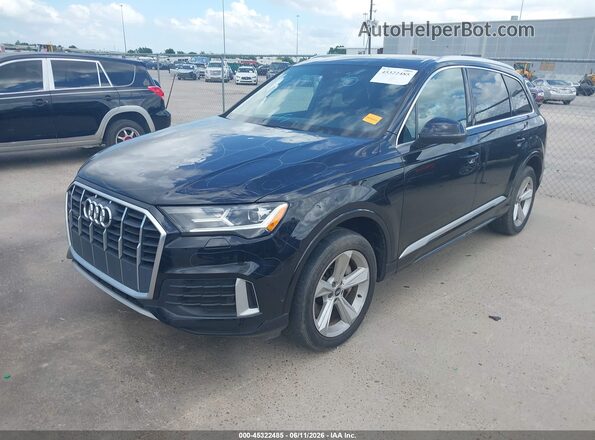 WA1AJAF78MD034045 2021 AUDI Q7 Black Vista tres cuartos delantera izquierda