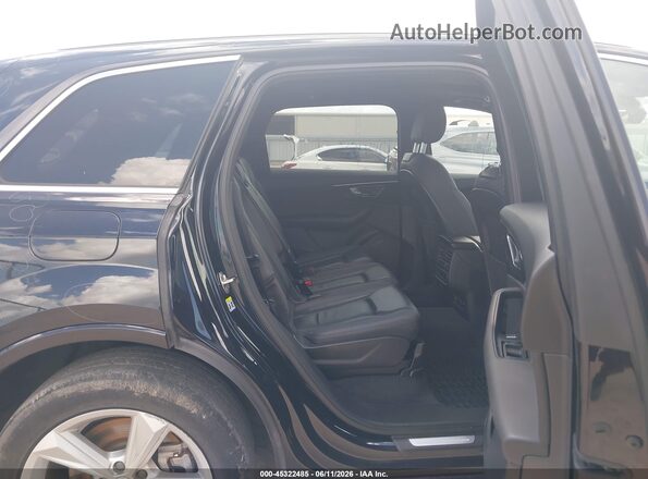 WA1AJAF78MD034045 2021 AUDI Q7 Black Vista de la etiqueta del VIN