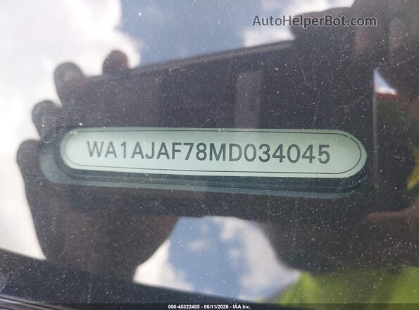 WA1AJAF78MD034045 2021 AUDI Q7 Black 