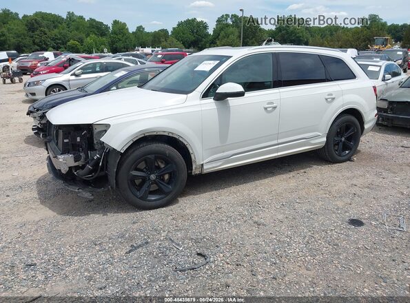 WA1AJAF79LD006446 2020 AUDI Q7 White წინა მარცხენა ხედი სამი მეოთხედიდან
