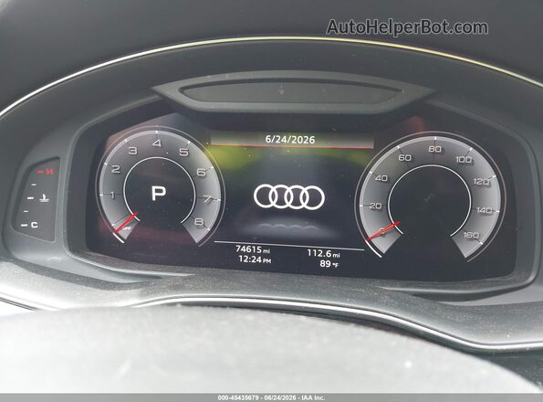 WA1AJAF79LD006446 2020 AUDI Q7 White უკანა სავარძლების ხედი