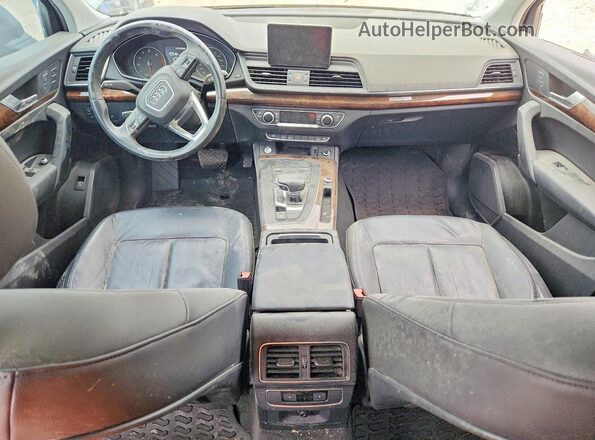 WA1ANAFY0J2095846 2018 AUDI Q5 Gray წინა პანელის ხედი