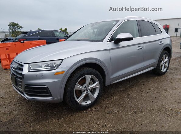 WA1ANAFY0L2082212 2020 AUDI Q5 Silver Առջևի ձախ երեք քառորդ տեսարան