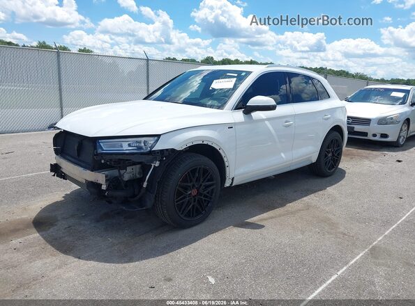WA1ANAFY1K2118035 2019 AUDI Q5 White წინა მარცხენა ხედი სამი მეოთხედიდან