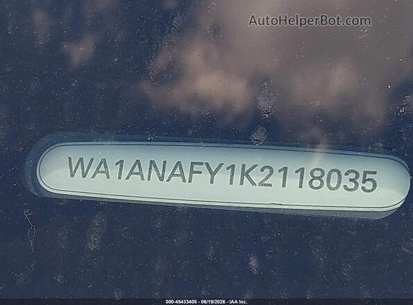 WA1ANAFY1K2118035 2019 AUDI Q5 White ძრავის განყოფილების ხედი