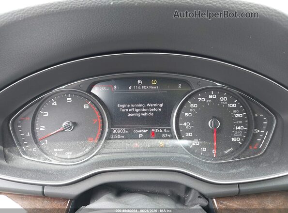 WA1ANAFY1K2143758 2019 AUDI Q5 Black Widok tylnych siedzeń