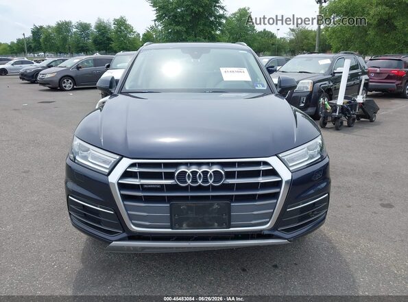 WA1ANAFY1K2143758 2019 AUDI Q5 Black Widok zestawu wskaźników