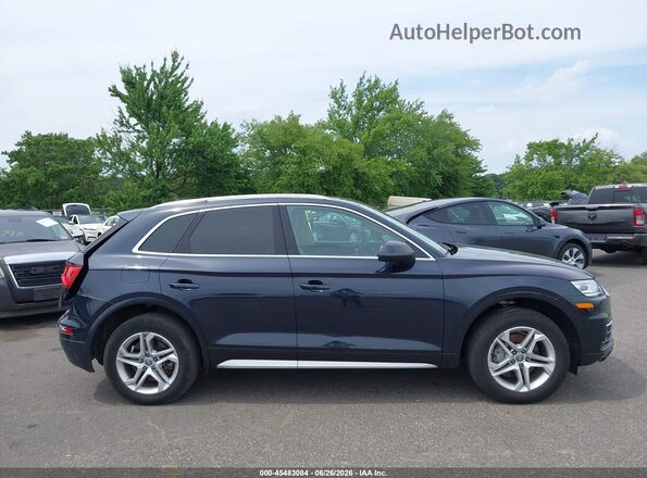 WA1ANAFY1K2143758 2019 AUDI Q5 Black Widok wnętrza z tyłu