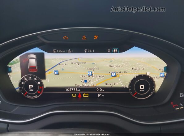 WA1ANAFY2J2193406 2018 AUDI Q5 Silver Widok tylnych siedzeń