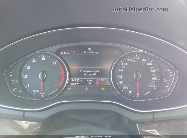 WA1ANAFY2K2118402 2019 AUDI Q5 White Вид задніх сидінь
