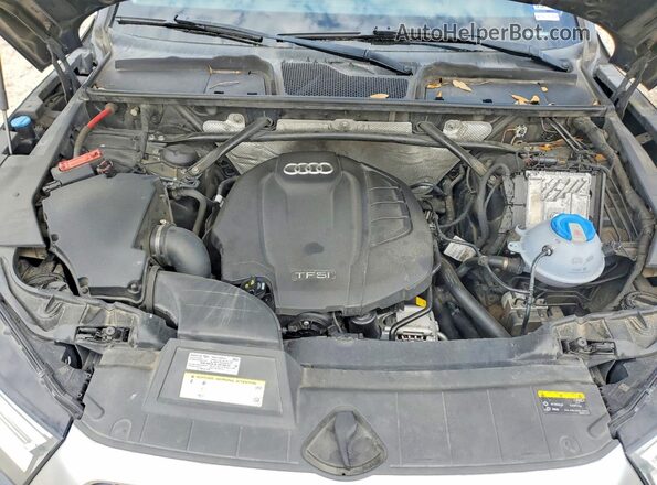 WA1ANAFY2L2019385 2020 AUDI Q5 Charcoal ძრავის განყოფილების ხედი