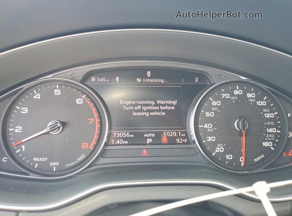 WA1ANAFY3L2051097 2020 AUDI Q5 Gray Սարքավորումների վահանակի տեսք