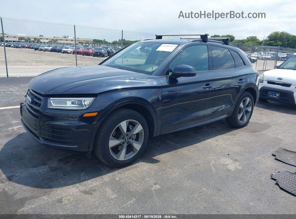 WA1ANAFY3L2084312 2020 AUDI Q5 Dark Blue Przód lewy