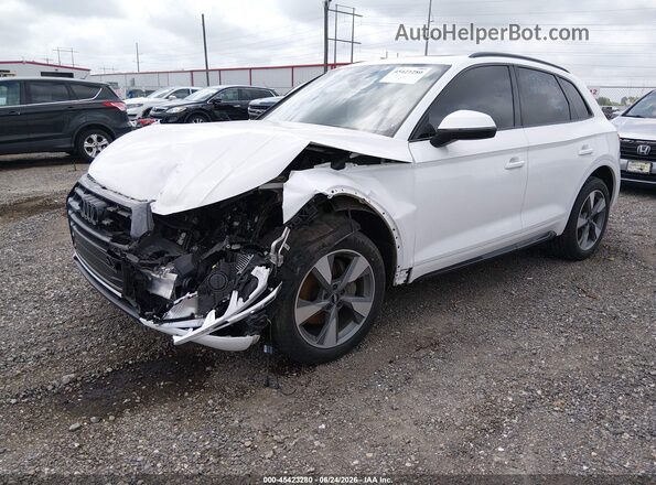 WA1ANAFY3L2085203 2020 AUDI Q5 White წინა მარცხენა ხედი სამი მეოთხედიდან