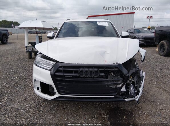 WA1ANAFY3L2085203 2020 AUDI Q5 White ხელსაწყოთა პანელის ხედი