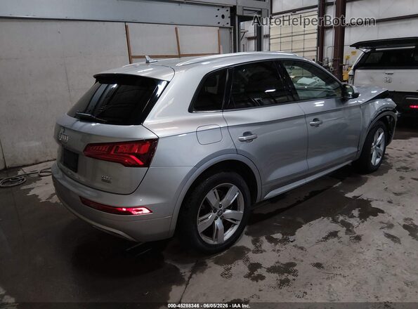 WA1ANAFY4J2199420 2018 AUDI Q5 Серебряный Задняя правая четверть