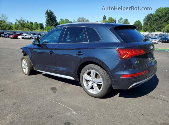 WA1ANAFY5J2021158 2018 AUDI Q5 Blue Rear left