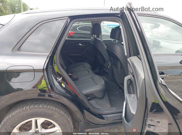 WA1ANAFY5J2232845 2018 AUDI Q5 Black VIN კოდის სტიკერის ხედი