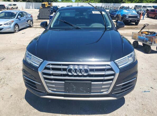 WA1ANAFY6J2216668 2018 AUDI Q5 Black Դիմացի տեսք