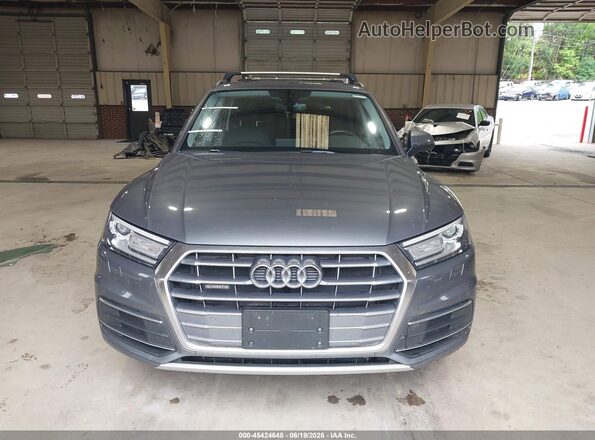 WA1ANAFY6L2010950 2020 AUDI Q5 Gray Widok wnętrza z tyłu