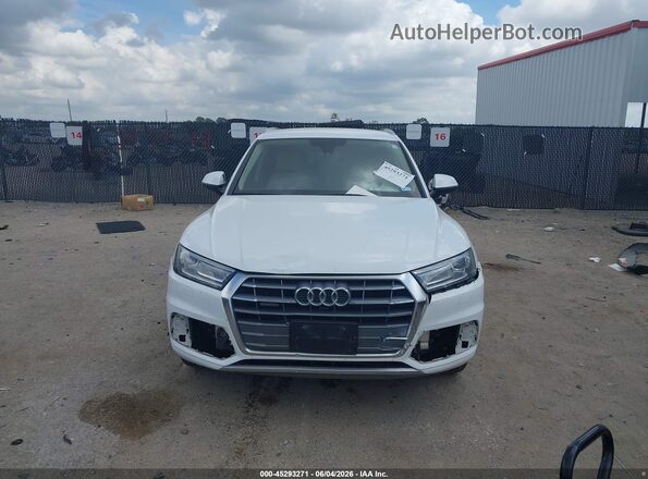 WA1ANAFY7K2050372 2019 AUDI Q5 White Widok zestawu wskaźników