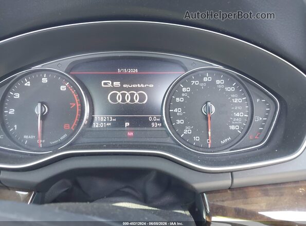 WA1ANAFY7K2081377 2019 AUDI Q5 Черный Вид задних сидений