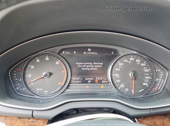 WA1ANAFY7L2053824 2020 AUDI Q5 Black Vista del cuadro de instrumentos