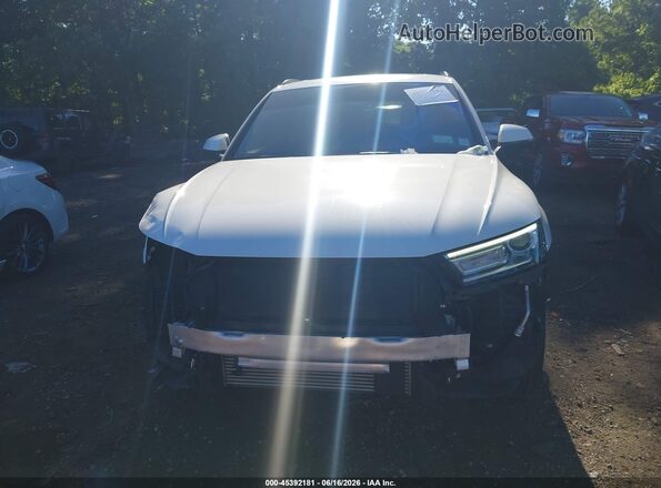 WA1ANAFY7L2091568 2020 AUDI Q5 White Instrument cluster view