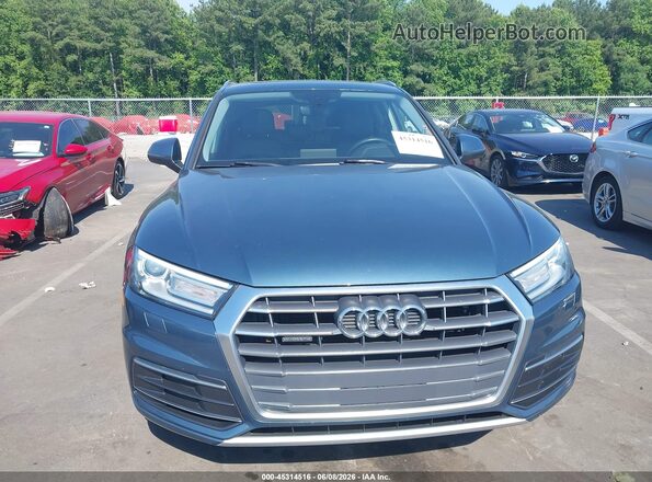 WA1ANAFY8J2010123 2018 AUDI Q5 Blue Вид спереду