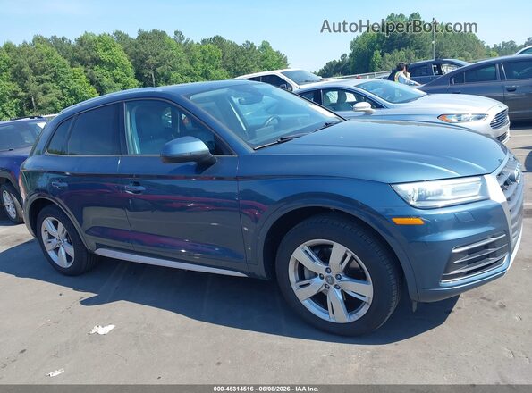 WA1ANAFY8J2010123 2018 AUDI Q5 Blue Вид задньої частини салону