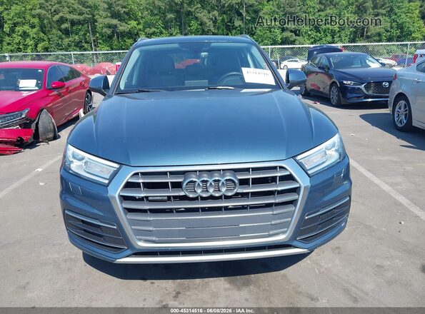WA1ANAFY8J2010123 2018 AUDI Q5 Blue Вид щитка приладів