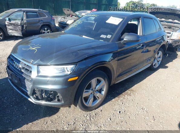 WA1ANAFY8J2248182 2018 AUDI Q5 Gray Առջևի ձախ երեք քառորդ տեսարան