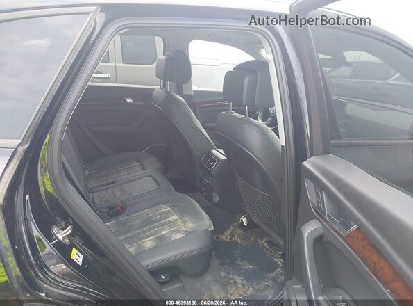 WA1ANAFY9J2014200 2018 AUDI Q5 Black VIN კოდის სტიკერის ხედი