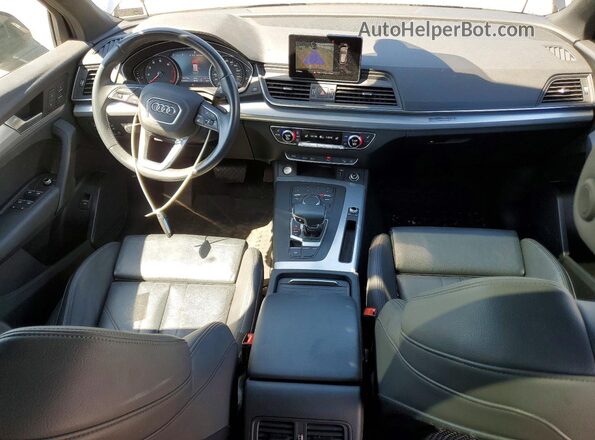 WA1ANAFY9L2088655 2020 AUDI Q5 Blue Dashboard view