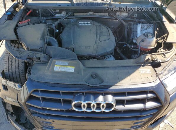 WA1ANAFY9L2088655 2020 AUDI Q5 Blue Engine compartment view