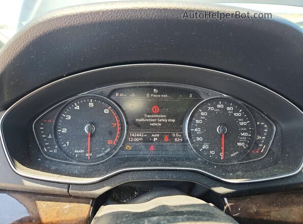 WA1ANAFYXK2052276 2019 AUDI Q5 Charcoal Вид щитка приладів