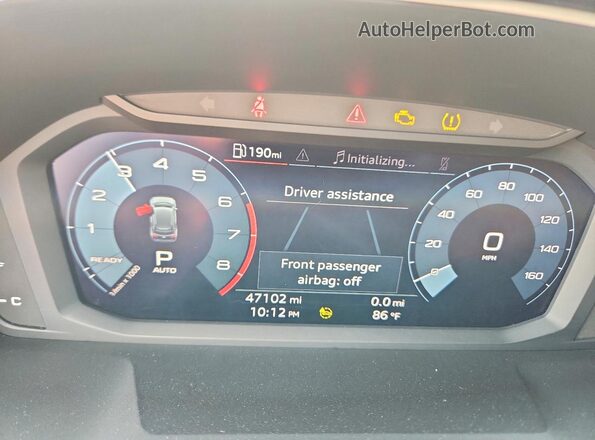 WA1AUCF32M1144381 2021 AUDI Q3 Silver Սարքավորումների վահանակի տեսք