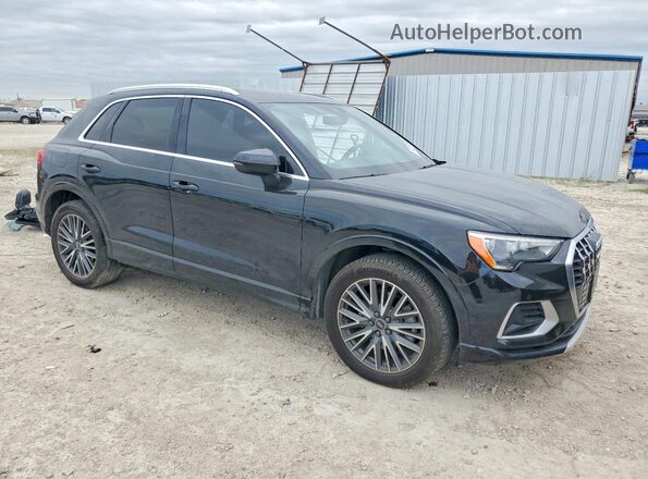 WA1AUCF33M1104780 2021 AUDI Q3 Black Передня права чверть