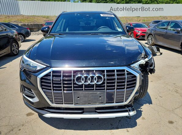 WA1AUCF35M1072446 2021 AUDI Q3 Black წინა ხედი