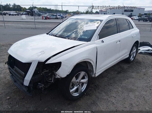 WA1AUCF37M1064350 2021 AUDI Q3 White Vista tres cuartos delantera izquierda