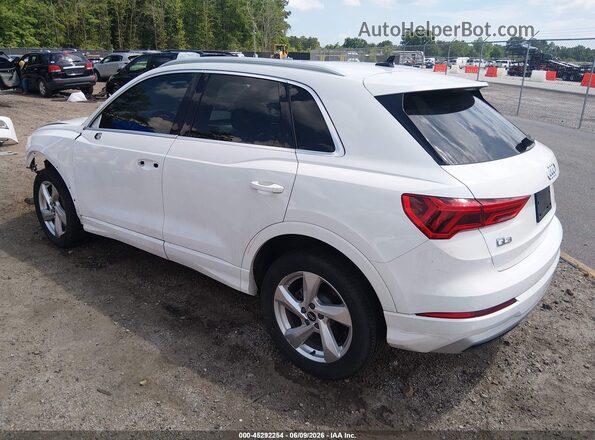 WA1AUCF37M1064350 2021 AUDI Q3 White Trasero izquierdo